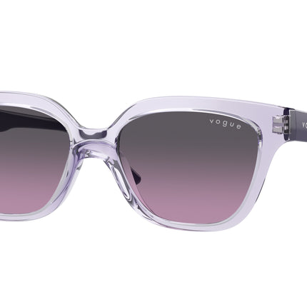 VOGUE JUNIOR SUN VJ2021 Irregular Sunglasses  27454Q-Transparent Violet 48-125-15 - Color Map Violet