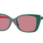 VOGUE JUNIOR SUN VJ2022 Butterfly Sunglasses  313169-Full Dark Green 48-125-16 - Color Map Green