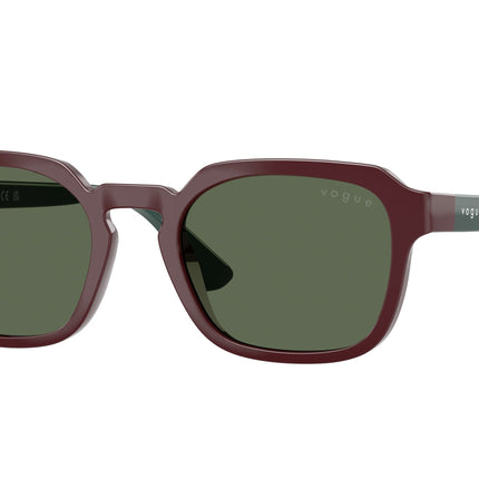 VOGUE JUNIOR SUN VJ2025 Irregular Sunglasses  247371-Full Bordeaux 46-130-18 - Color Map Red