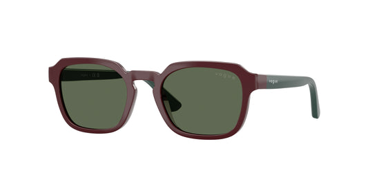 VOGUE JUNIOR SUN VJ2025 Irregular Sunglasses  247371-Full Bordeaux 46-130-18 - Color Map Red