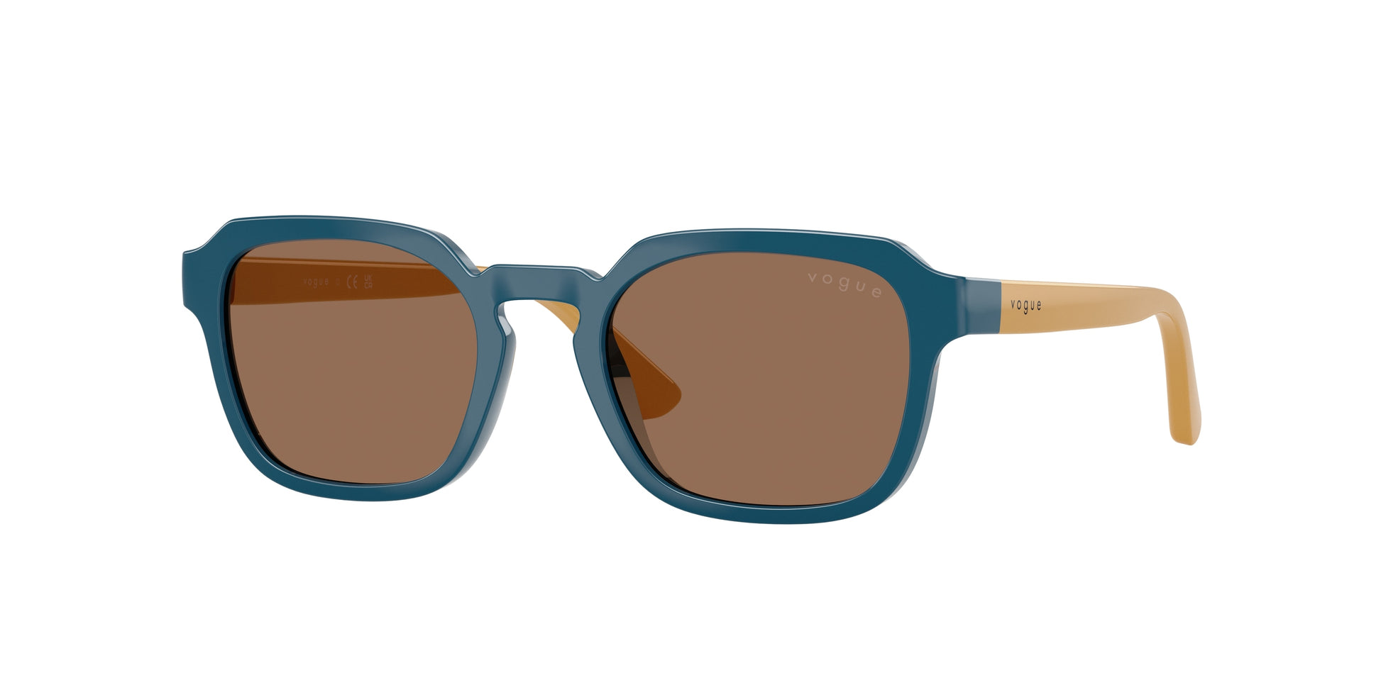 VOGUE JUNIOR SUN VJ2025 Irregular Sunglasses  319073-Full Blue 46-130-18 - Color Map Blue