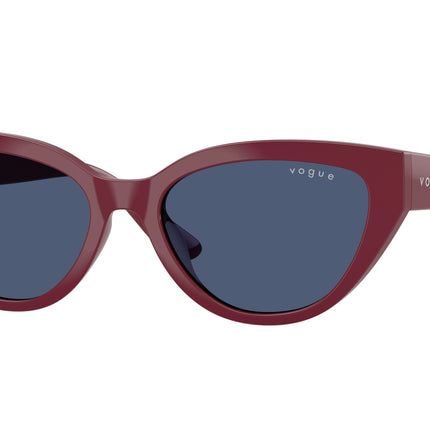 VOGUE JUNIOR SUN VJ2026 Butterfly Sunglasses  287580-Full Cherry 50-130-16 - Color Map Red