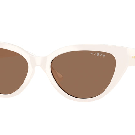 VOGUE JUNIOR SUN VJ2026 Butterfly Sunglasses  312473-Ivory 50-130-16 - Color Map Beige