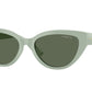 VOGUE JUNIOR SUN VJ2026 Butterfly Sunglasses  318371-Full Light Green 50-130-16 - Color Map Green