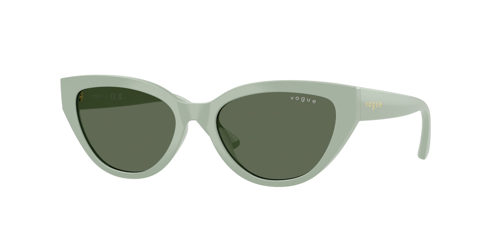 VOGUE JUNIOR SUN VJ2026 Butterfly Sunglasses  318371-Full Light Green 50-130-16 - Color Map Green