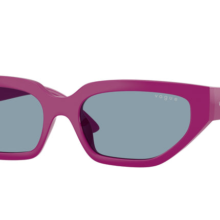 VOGUE JUNIOR SUN VJ2029 Irregular Sunglasses  230180-Full Fuchsia 52-134-16 - Color Map Pink