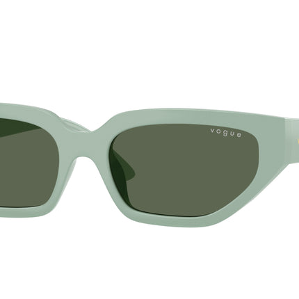 VOGUE JUNIOR SUN VJ2029 Irregular Sunglasses  320571-Full Sage 52-134-16 - Color Map Green