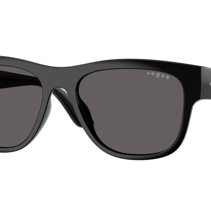 VOGUE JUNIOR SUN VJ2030 Pillow Sunglasses  W44/87-Black 52-134-16 - Color Map Black