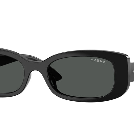 VOGUE JUNIOR SUN VJ2031 Pillow Sunglasses  W44/87-Black 51-134-17 - Color Map Black