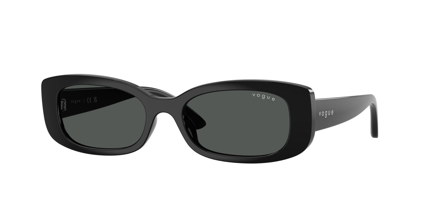 VOGUE JUNIOR SUN VJ2031 Pillow Sunglasses  W44/87-Black 51-134-17 - Color Map Black
