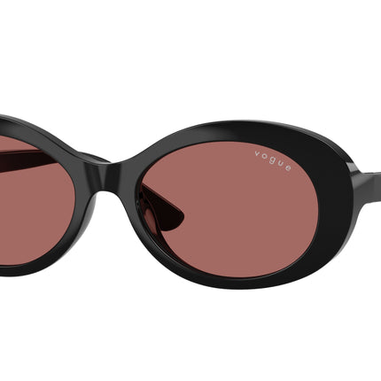 VOGUE JUNIOR SUN VJ2032 Oval Sunglasses  W44/69-Black 49-130-16 - Color Map Black