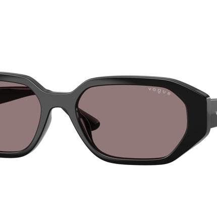 VOGUE JUNIOR SUN VJ2034 Irregular Sunglasses  W44/7N-Black 52-132-16 - Color Map Black