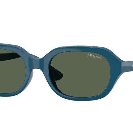VOGUE JUNIOR SUN VJ2035 Irregular Sunglasses  319071-Full Blue 48-130-17 - Color Map Blue