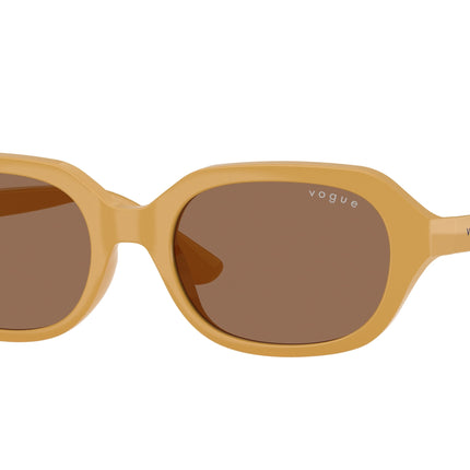 VOGUE JUNIOR SUN VJ2035 Irregular Sunglasses  327373-Full Dark Yellow 48-130-17 - Color Map Blue