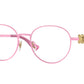 Versace Kids VK1002 Phantos Eyeglasses  1496-Matte Pink 48-130-16 - Color Map Pink