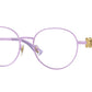 Versace Kids VK1002 Phantos Eyeglasses  1497-Matte Violet 48-130-16 - Color Map Violet