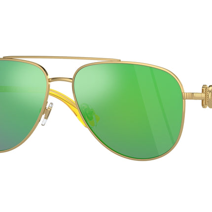 Versace Kids VK2002 Pilot Sunglasses  10023R-Gold 52-130-13 - Color Map Gold