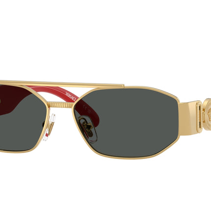 Versace Kids VK2003 Rectangle Sunglasses  151287-Gold 50-130-13 - Color Map Gold