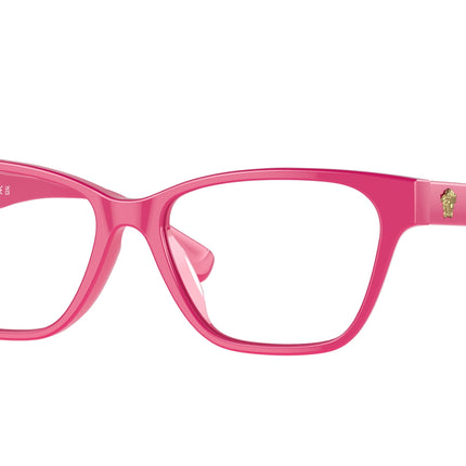 Versace Kids VK3003U Rectangle Eyeglasses  5367-Fuchsia 48-130-14 - Color Map Pink