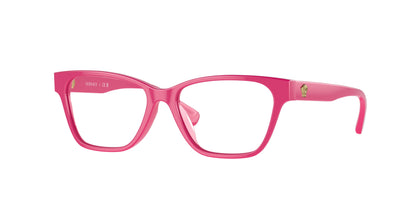 Versace Kids VK3003U Rectangle Eyeglasses  5367-Fuchsia 48-130-14 - Color Map Pink