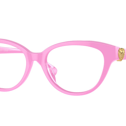 Versace Kids VK3004 Cat Eye Eyeglasses  5399-Baby Pink 48-130-15 - Color Map Pink