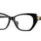 Versace Kids VK3005U Irregular Eyeglasses  GB1-Black 47-130-14 - Color Map Black
