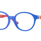 Versace Kids VK3007U Phantos Eyeglasses  5482-Full Blue 48-130-16 - Color Map Blue