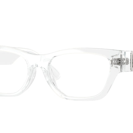 Versace Kids VK3008U Round Eyeglasses  148-Crystal 48-130-15 - Color Map Transparent