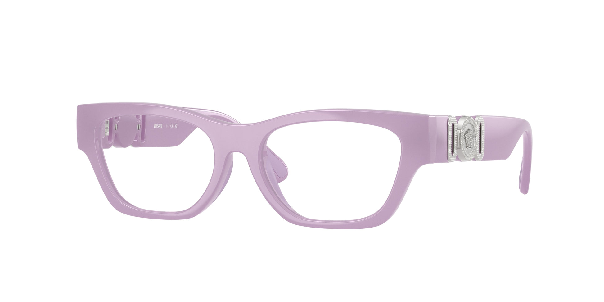Versace Kids VK3008U Round Eyeglasses  5506-Lillac 48-130-15 - Color Map Violet