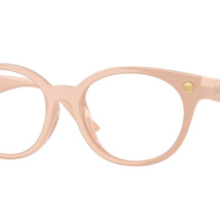 Versace Kids VK3009U Round Eyeglasses  5494-Nude 48-130-16 - Color Map Pink