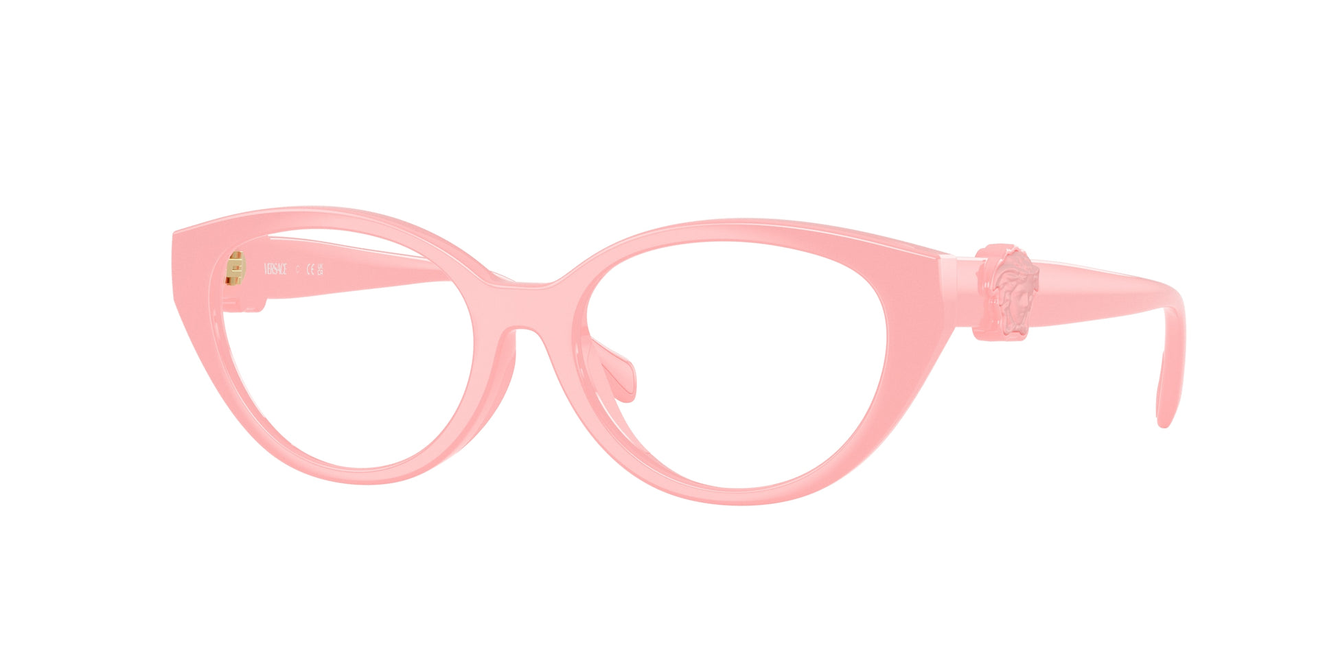 Versace Kids VK3010U Cat Eye Eyeglasses  5452-Pink 48-130-15 - Color Map Pink