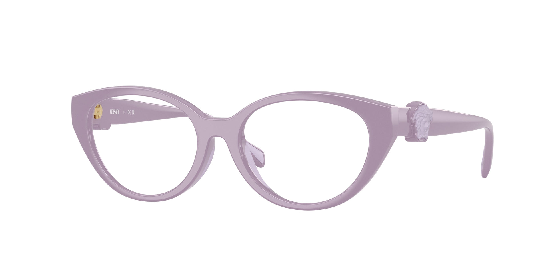 Versace Kids VK3010U Cat Eye Eyeglasses  5526-Lilac 48-130-15 - Color Map Violet