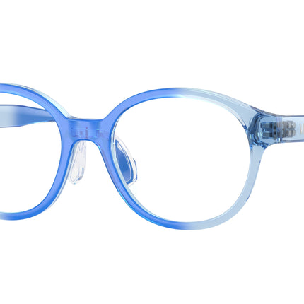 Versace Kids VK3012 Round Eyeglasses  5532-Gradient Royal Blue Pale Blue 47-130-16 - Color Map Blue