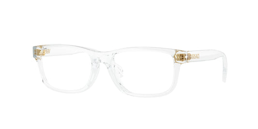 Versace Kids VK3013U Rectangle Eyeglasses  148-Transparent Crystal 49-130-16 - Color Map Transparent