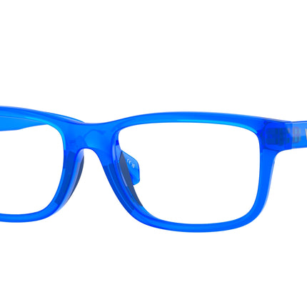 Versace Kids VK3013U Rectangle Eyeglasses  5536-Royal Blue Transparent 49-130-16 - Color Map Blue