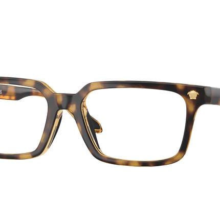 Versace Kids VK3015U Rectangle Eyeglasses  108-Havana 49-125-15 - Color Map Tortoise