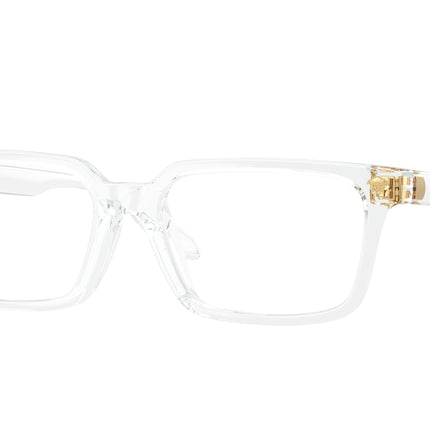 Versace Kids VK3015U Rectangle Eyeglasses  148-Crystal 49-125-15 - Color Map Transparent