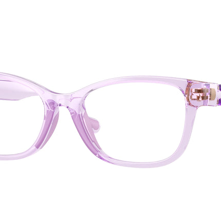 Versace Kids VK3016U Cat Eye Eyeglasses  5372-Tansparent Lillac 49-130-16 - Color Map Violet