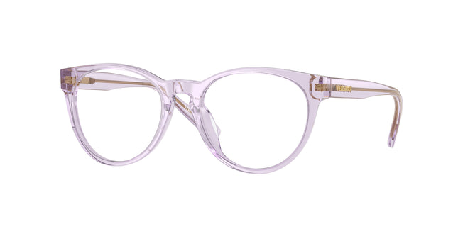 Versace Kids VK3321U Phantos Eyeglasses  5372-Pink Transparent 48-130-17 - Color Map Pink