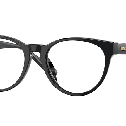 Versace Kids VK3321U Phantos Eyeglasses  GB1-Black 48-130-17 - Color Map Black