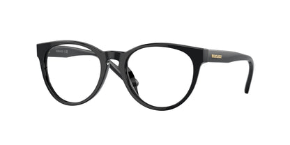Versace Kids VK3321U Phantos Eyeglasses  GB1-Black 48-130-17 - Color Map Black