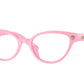 Versace Kids VK3322U Cat Eye Eyeglasses  5376-Pink 47-130-16 - Color Map Pink