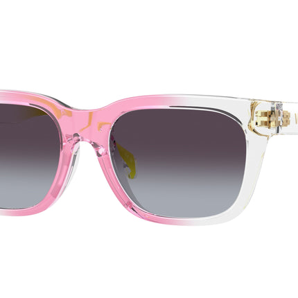 Versace Kids VK4006U Square Sunglasses  55318G-Gradient Pink Transparent Yellow 47-130-16 - Color Map Blue