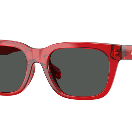 Versace Kids VK4006U Square Sunglasses  553387-Transparent Red 47-130-16 - Color Map Red