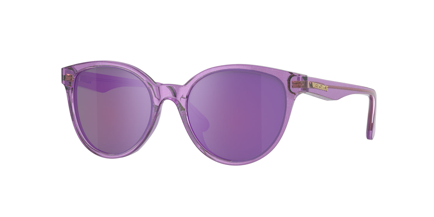 Versace Kids VK4427U Phantos Sunglasses  53734V-Lilac Glitter 46-130-16 - Color Map Violet