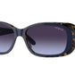 Vogue VO2606S Rectangle Sunglasses  26474Q-Top Blue/Tortoise 55-135-15 - Color Map Blue