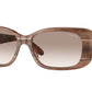 Vogue VO2606S Rectangle Sunglasses  307113-Brown Horn 55-135-15 - Color Map Brown