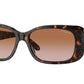 Vogue VO2606S Rectangle Sunglasses  W65613-Dark Havana 55-135-15 - Color Map Brown