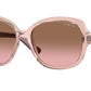 Vogue VO2871S Square Sunglasses  286414-Transparent Pink 56-135-16 - Color Map Pink