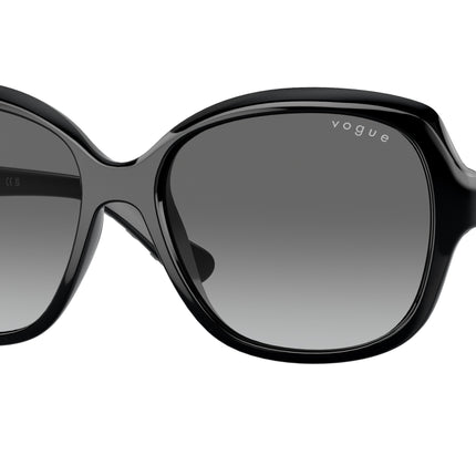 Vogue VO2871S Square Sunglasses  W44/11-Black 56-135-16 - Color Map Black
